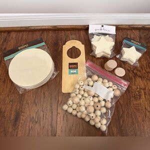 Assorted Wood Findings for Crafts